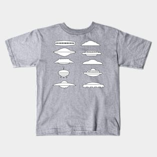 Classic ufo shapes Kids T-Shirt